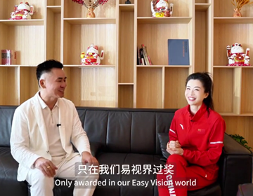 易視界攜手世界蹦床奧運(yùn)冠軍，用冠軍精神點(diǎn)亮每一雙眼睛 絕不讓孩子的夢(mèng)想輸在眼睛上